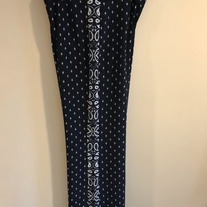 Cabi blue/white palazzo pant. Never worn.
